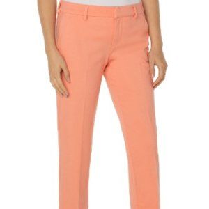 LIVERPOOL KELSEY CROP TROUSER W/ SIDE SLIT
